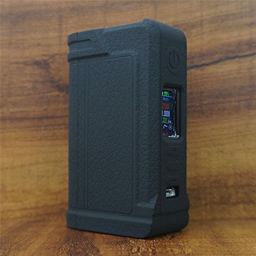 ModShield for Lost Vape Paranormal DNA75C & DNA250C Silicone Case ByJojo Cover Shield Wrap Skin (Black)