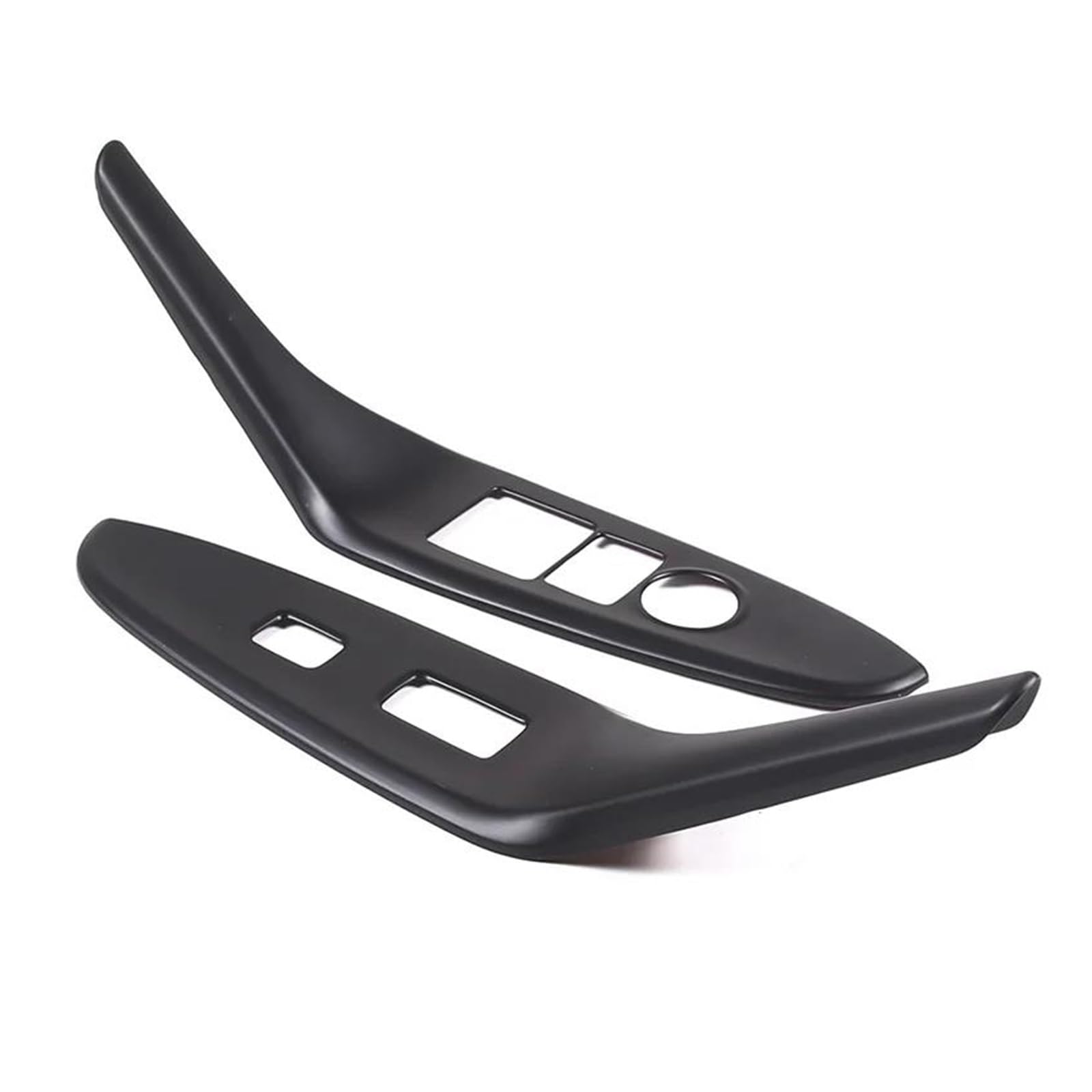 Bouton de levage de verre de voiture ABS interrupteur à bascule noir mat MX-5 - 4