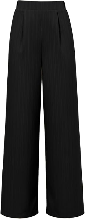Women's Wide Leg Dress Pants 2026 High Waisted Flowy Trousers Business Casual Work Slacks Palazzo Pants