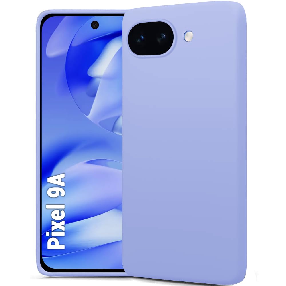TheGiftKart Genuine Liquid Silicone Back Cover Case for Google Pixel 9A | Soft Micro-Fibre Lining Inside | Camera Protection Bump | Shockproof Back Cover Case for Google Pixel 9A (Silicone, Purple)-image-35
