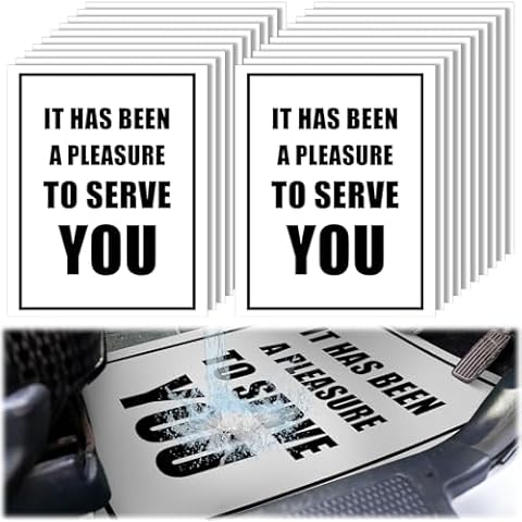Tondiamo 200 Disposable Car Floor Mats Cover