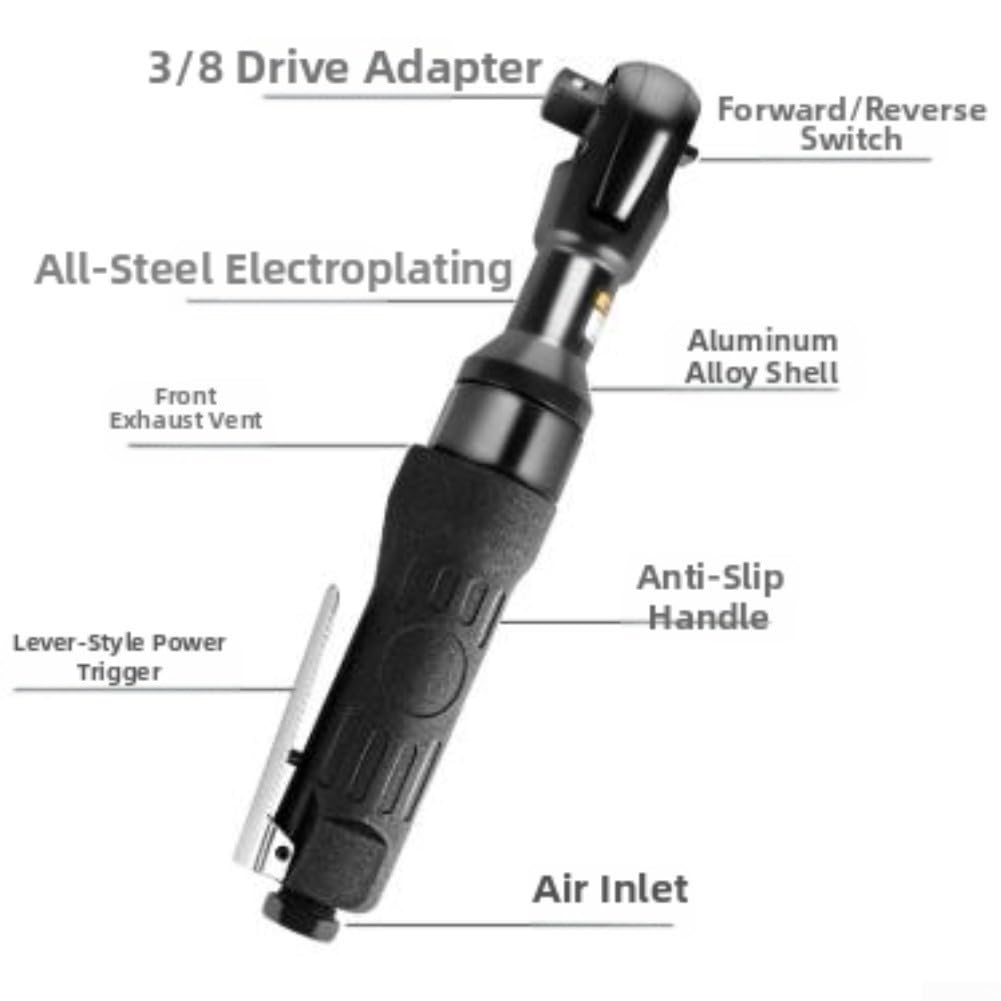 Llave de Carraca Neumática 1/2 Pulgada 90NM