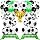 Soccer Party Decorations, 44PCS Soccer Balloon Set with 2 Giant 59" Self-Standing Soccer Foil Balloons, Trophy Balloon & Gree