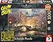 Schmidt Spiele Thomas Kinkade Central Park en Automne – Puzzle Phosphorescent – 1000 pièces, 59496, coloré