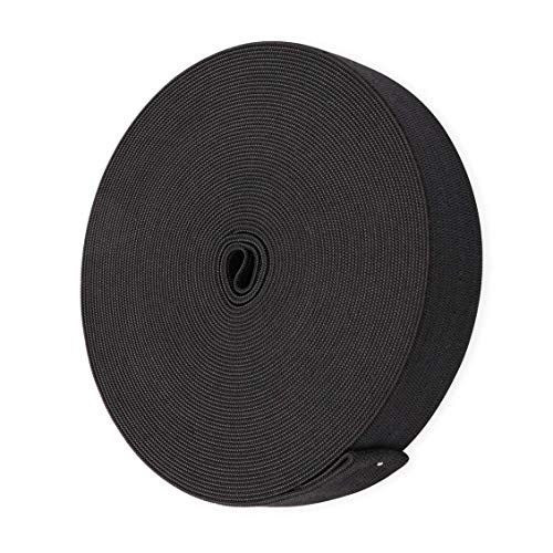 Elastico Per Cucire Nero – Fascia Larga In Poliestere, Lavabile, Inodore, Per Abbigliamento, Costumi, Pantaloni E Maschere (1 Pezzo) - 2