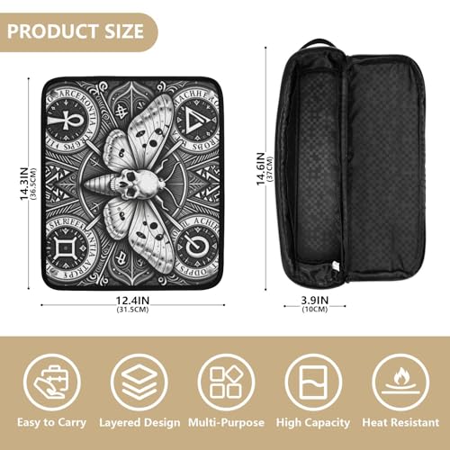 Organizador 2 en 1 para herramientas de cabello con bolsa resistente al calor miniatura 4