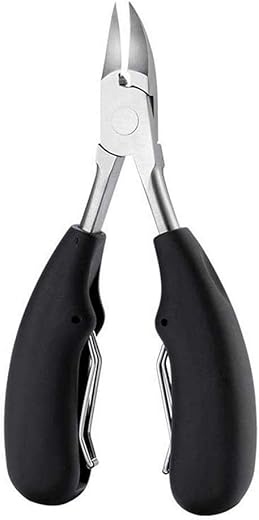 leegoal Toe Nail Clipper for Ingrown or Thick Toenails, Heavy Duty Toenail Trimmer Nail Clipper Pedicure Tool with Long Handle and Soft Grip for Seniors
