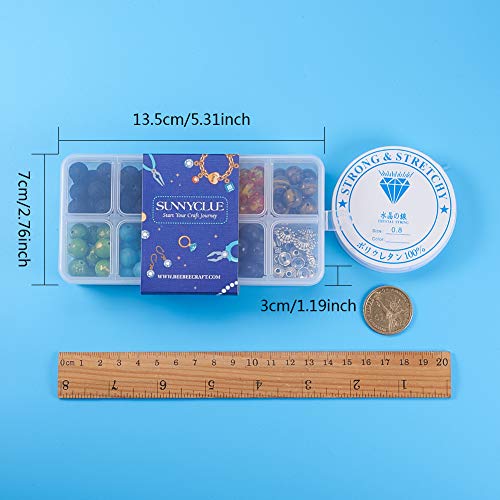 Perles de lave 7 chakra pour fabriquer un bracelet de méditation DIY - 8