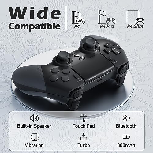 Chereeki Wireless Controller For Ps4 With 2 Mapping Buttons, 3.5Mm Audio And Turbo Function thumb #1