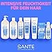 SANTE Naturkosmetik Intense Hydration Shampoo - 950 ml - mit Aloe Vera & Mango-Extrakt - Haarshampoo für trockenes Haar - sulfatfrei & vegan - dermatologisch getestet