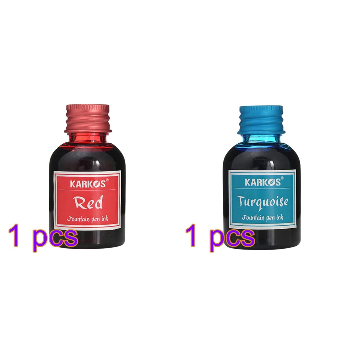 Calligraphy Ink Bottles 30ml Fountain Pen Ink Bottles - 10 Color ...