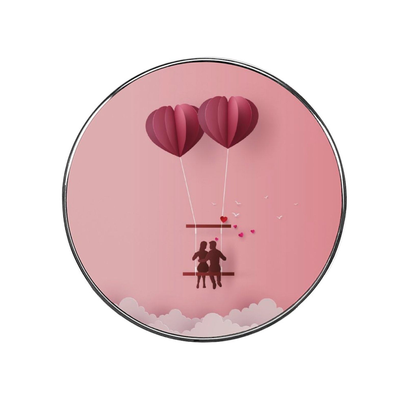 Romantic Couple Alloy Fridge Magnet For Office Cabinet Refrigerator Whiteboard Photo
