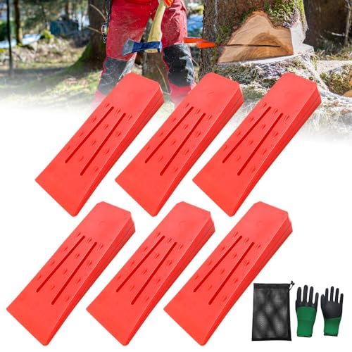 6 Pièces Coin D'abattage Plastique,Coin Abattage,Coin Pour Fendre Le Boisdeux De Chaque 6 Pouces 8 Pouces Et 10 Poucescoin Bucheronbucheron Materiel Pour Couper Larbre Pour La Foresterie 91757634