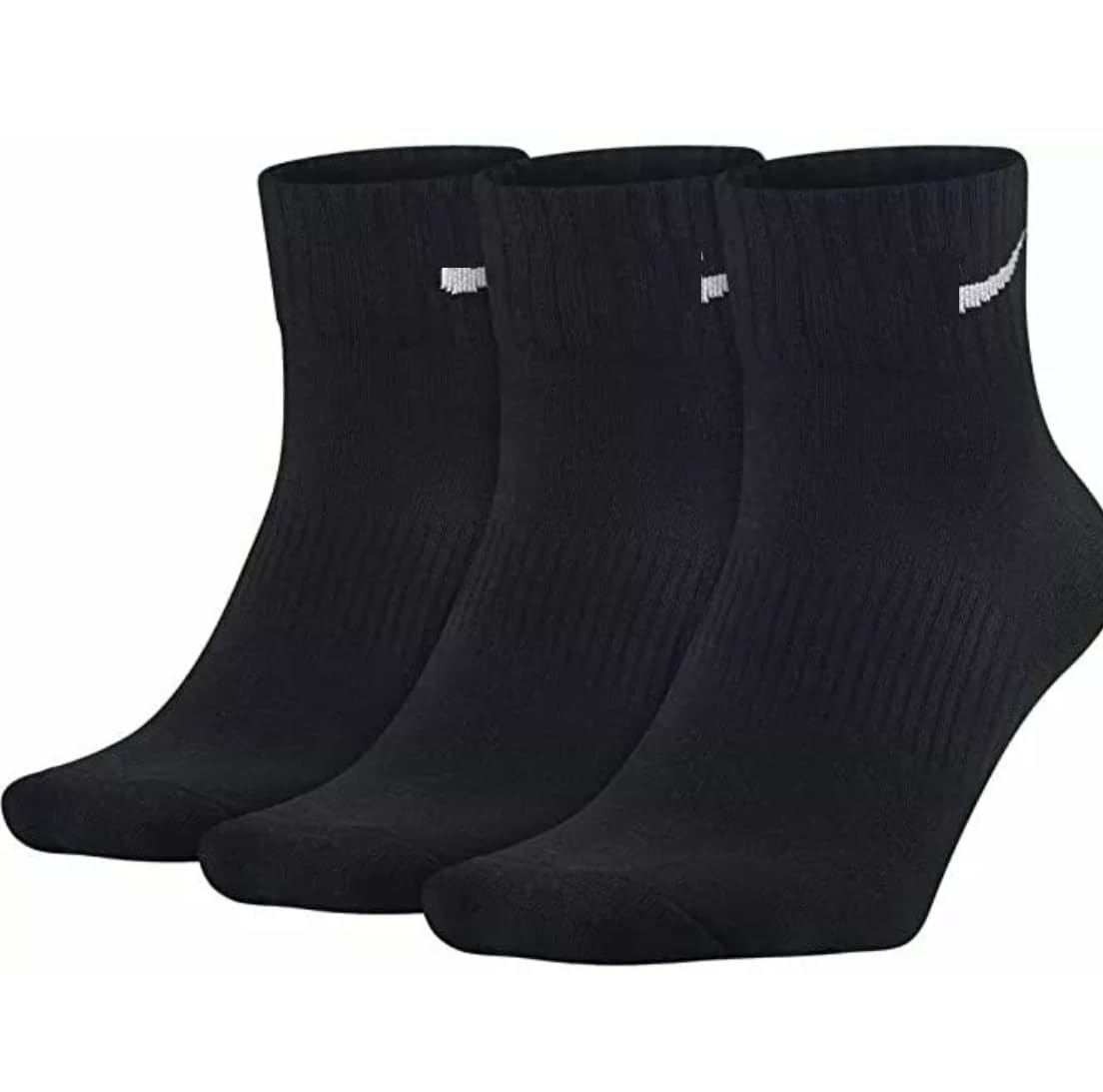 MaxcomMens Womens Unisex Everyday Ankle Length Socks Sports Workout Lightweight Training Sock 3 Pairs(M,L)