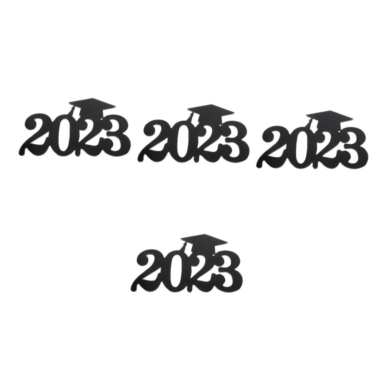 PRETYZOOM 4 Piezas 2022 2022 Accesorios para Fotos Graduation apoyos de de Fotos Paseo fotocol graduacion para graduacion Decoraciones de Fiesta de graduación Madera Black