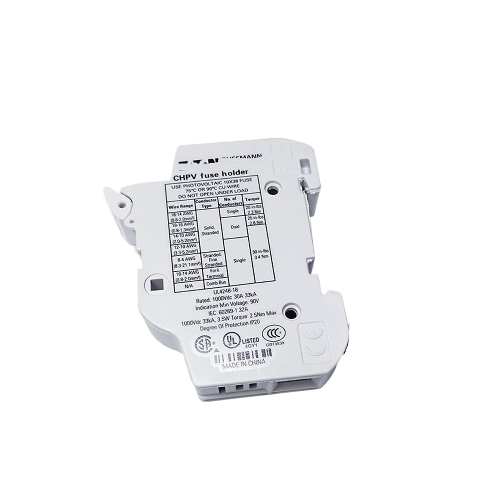 Portafusible CHPV2U-1U-2U