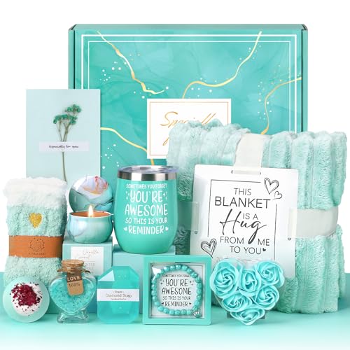 Drazik Birthday Pamper Gifts for Women Luxury Hug in a Box Self Care package for Her Relaxation Spa Gifts Sets Wellbeing Get Well Soon Hamper Gifts Ideas for Women Best Friend Bestie Sister