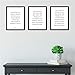 Andaz Press Black and White Christian Bible Verses Wall Art Decor, 8.5x11-inch, For God Did Not Send His Son to Condemn the World, 3-Pack, Biblical Quotes