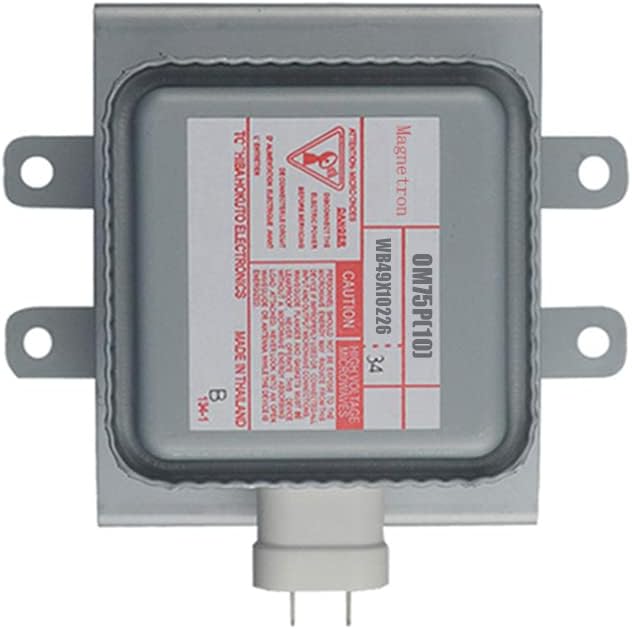 WB49X10226,OM75P(10) Magnetron for GE Kenmore Monogram Microwave Oven Repair Part Replace WB27X10489 1608251 AH2577626 EA2577626 2M248J Microwave Magnetron