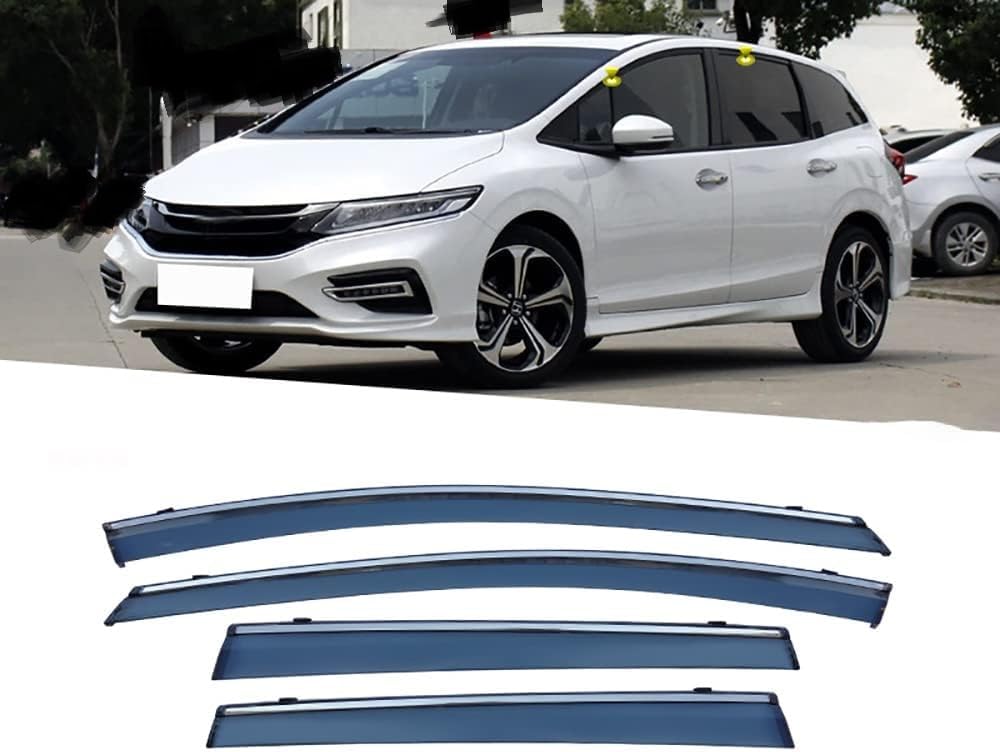 PANXUC Car Wind Deflectors for Jade 2013, Side Window Wind Rain Deflector Window Visor Sun Rain Guard Smoke Guards