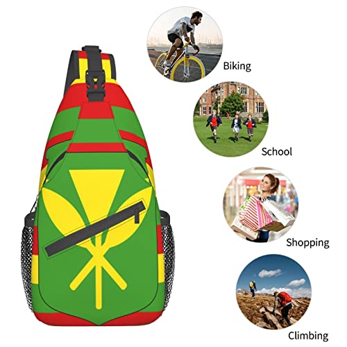 Mochila Bandolera Negra Unisex Compacta y Resistente miniatura 7