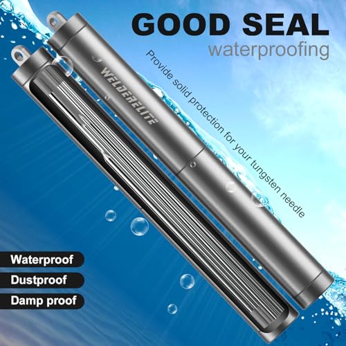 Image of Gray TIG Tungsten Holder-Handy Protective Storage Tube for WC20 Welding Tungsten Electrodes