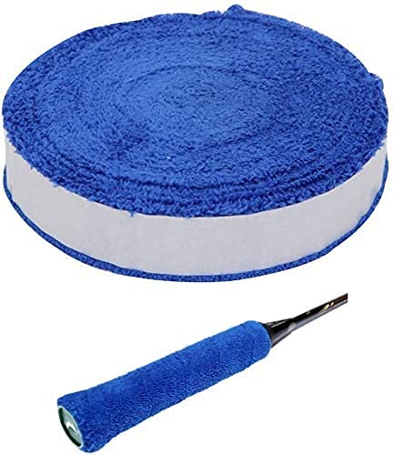 Miniatura 4 de Cinta de agarre para raqueta de tenis de 32.8 ft, cinta antideslizante con mango de bádminton, agarre absorbente, raqueta gruesa sobre empuñaduras,