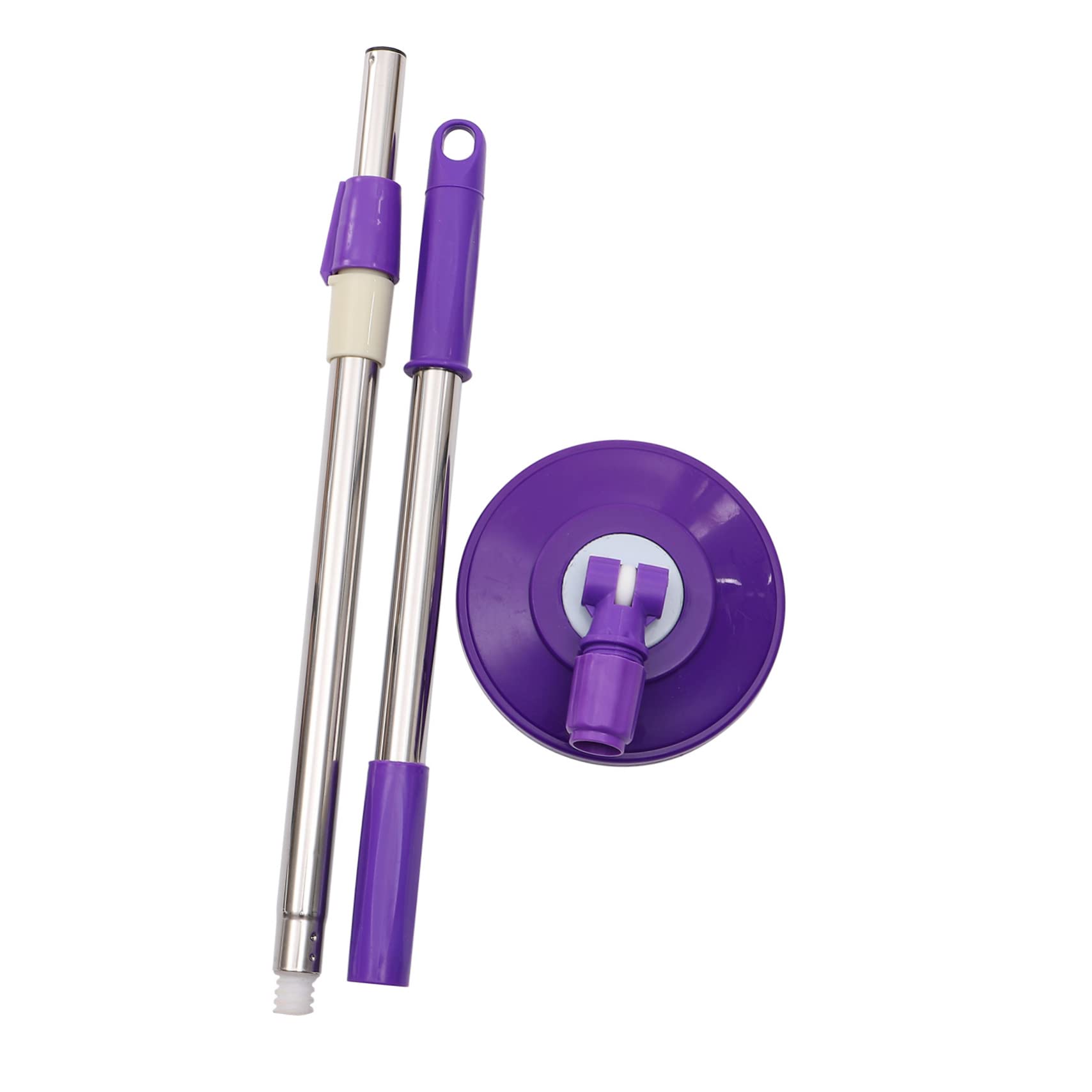 ERINGOGO Rotating Mop Pole Replacement Stainless Steel Handle Swivel for Easy Cleaning Lightweight Design for Efficient Storage Mop Replacement Tool