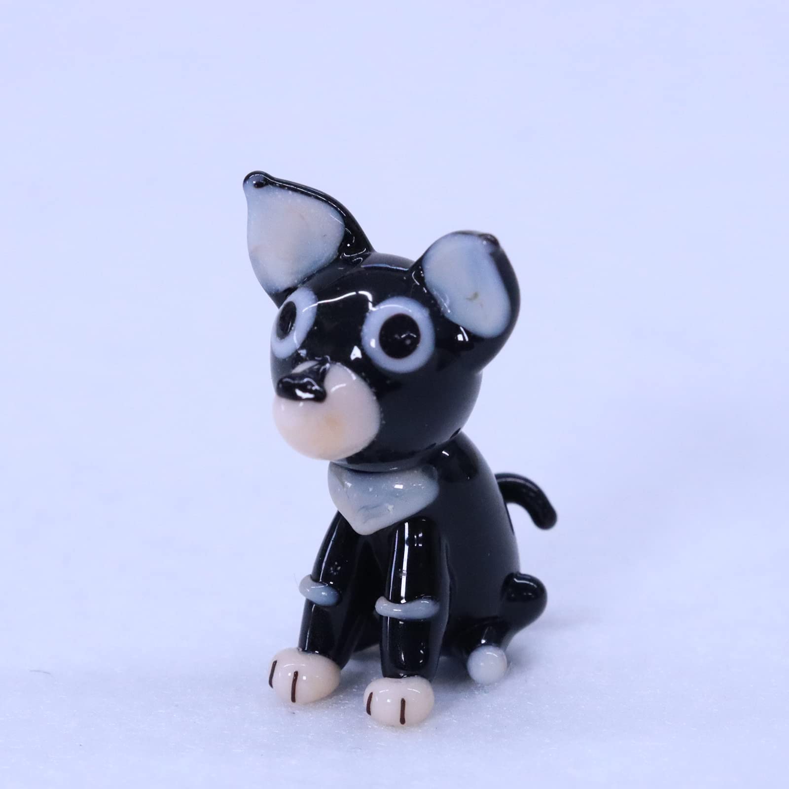 Amazon.co.jp: かわいらしい ガラス細工 ワンちゃんシリーズ