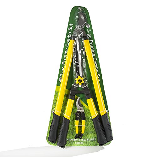 H.B. Smith Tools 3-Piece Pruner Set for Lawn and Garden