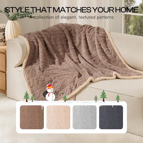 Image of Luciphia Waterproof Pet Blanket, Liquid Pee Proof Dog Blankets for Sofa Bed Couch, Reversible Sherpa Fleece Furniture Protector Cover for Small Medium Large Dogs Cats,Khaki Small(40 inch x 28 inch)