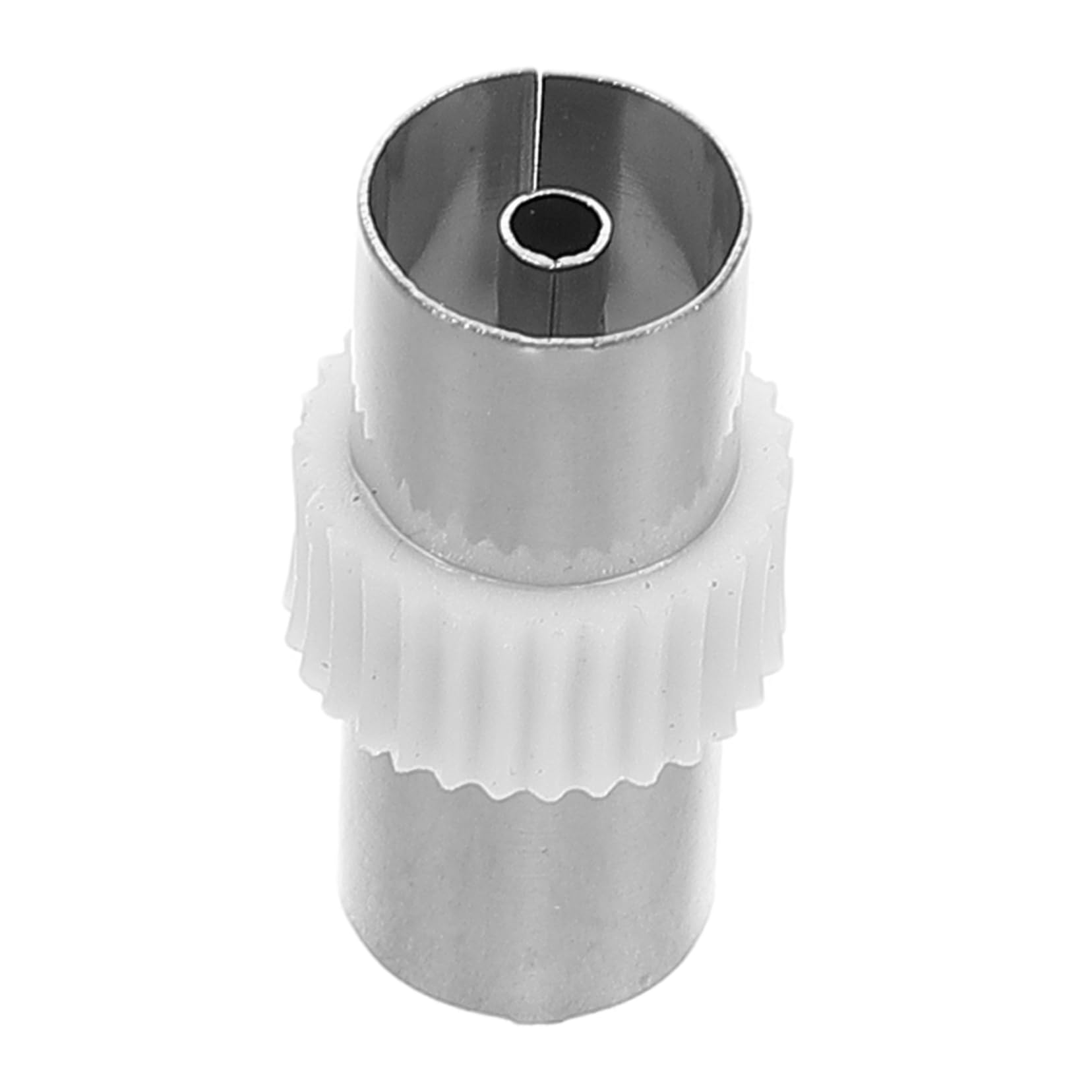 Uonlytech Female to Female Adapter Durable Coax Connector for Tv Aerial and Antenna Support Reliable Signal Transmission Compatible with Various Tv Interfaces Design