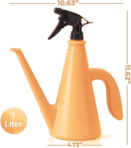 Miniatura 10 de Regadera para plantas con pulverizador, regadera 2 en 1 para interiores y exteriores con botella Mister para plantas, regaderas de interior para