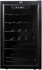 Adega de Vinhos Compressor HQ 75 Litros 24 Garrafas Preto HQ-AV24H (127, Volts)