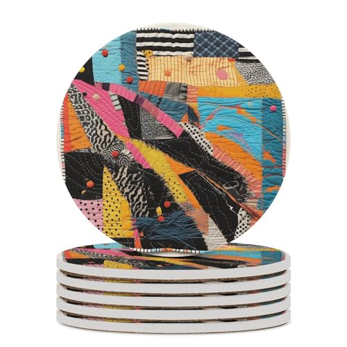 Dessous de verre antidérapant et absorbant en céramique pour table basse - 2