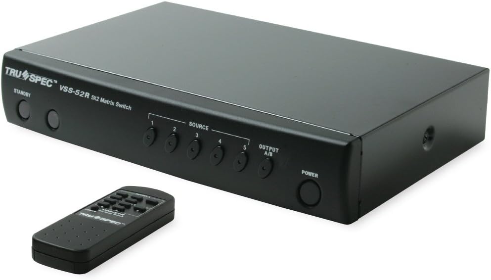 PicoMacom Pico Macom VSS-52R 5x2 Composite and SVHS Plus Audio Maxtrix Switcher-by-PicoMacom