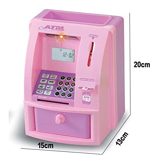 Buy Catterpillar ATM Machine Piggy Bank with Personal ATM Card & LCD