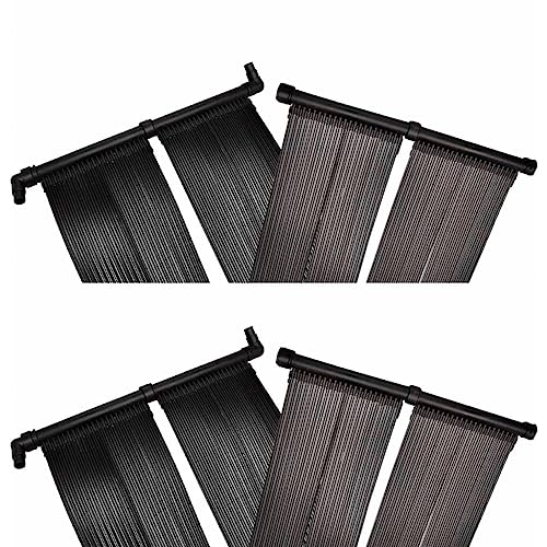 Genérico Panel de Calentador Solar de Piscina 4 uds 80x620 cm,Casa y jardín,Piscina y SPA,Accesorios para Piscinas y SPA,Climatizadores de Piscina,Multicolor,45.2 kg,3079659