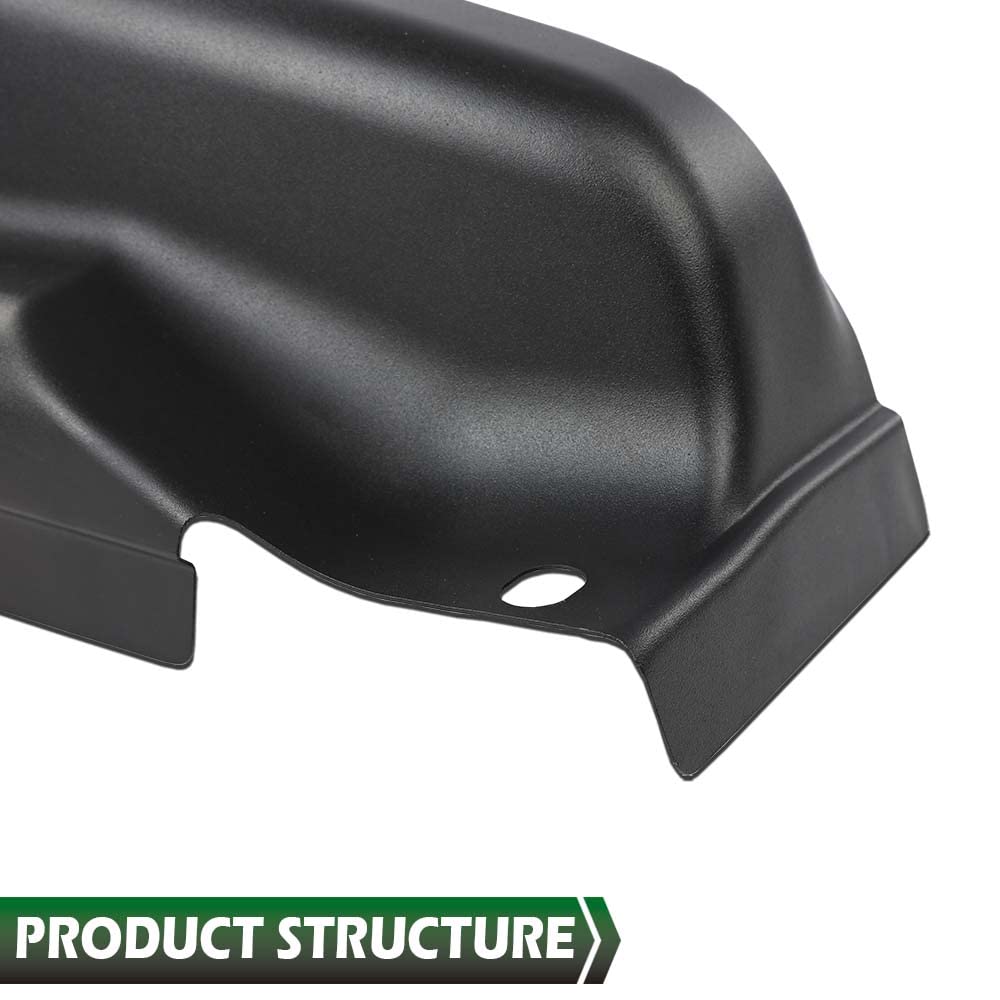 LH & RH Steel Cab Corners For 2009-2014 Ford F150 Crew Cab – Direct Fit, Black, Pair (1989-113/114 Compatible)