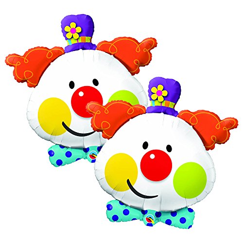 Set of 2 Smiling Clown