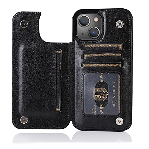 Capa Capinha iPhone 13 mini Carteira, com Fecho Magnético,iPhone 13 mini Flip Cover com Espaco para