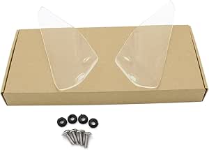 TAZGANTAX Smoke Wind Deflectors For BMW R1200GS Adventure 2006-2013 - Motorcycle Side Panel Winglets - View #2