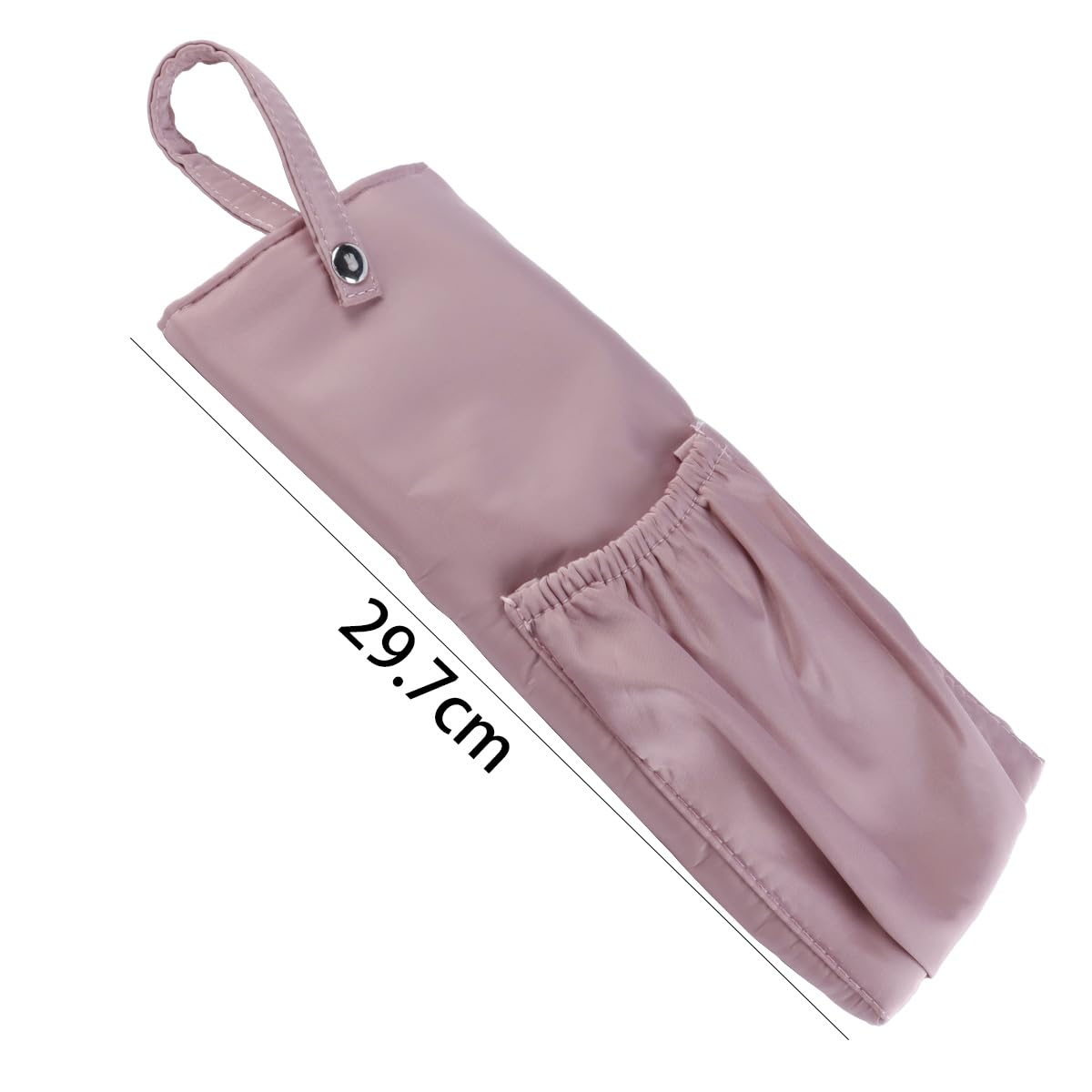 Bolsa para rizador de pelo, resistente al calor, estuche de viaje para el hogar, color rosa claro
