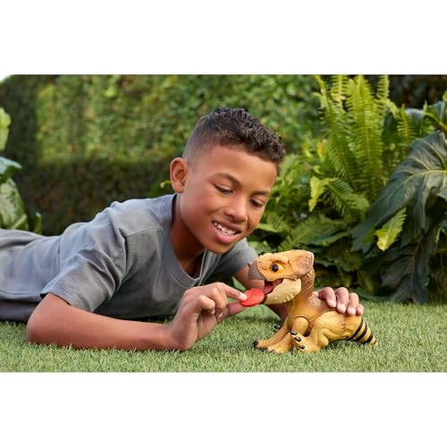 Mattel Jurassic World Rebirth Primal Protector Aquilops Dolores Dino Toy - image 2