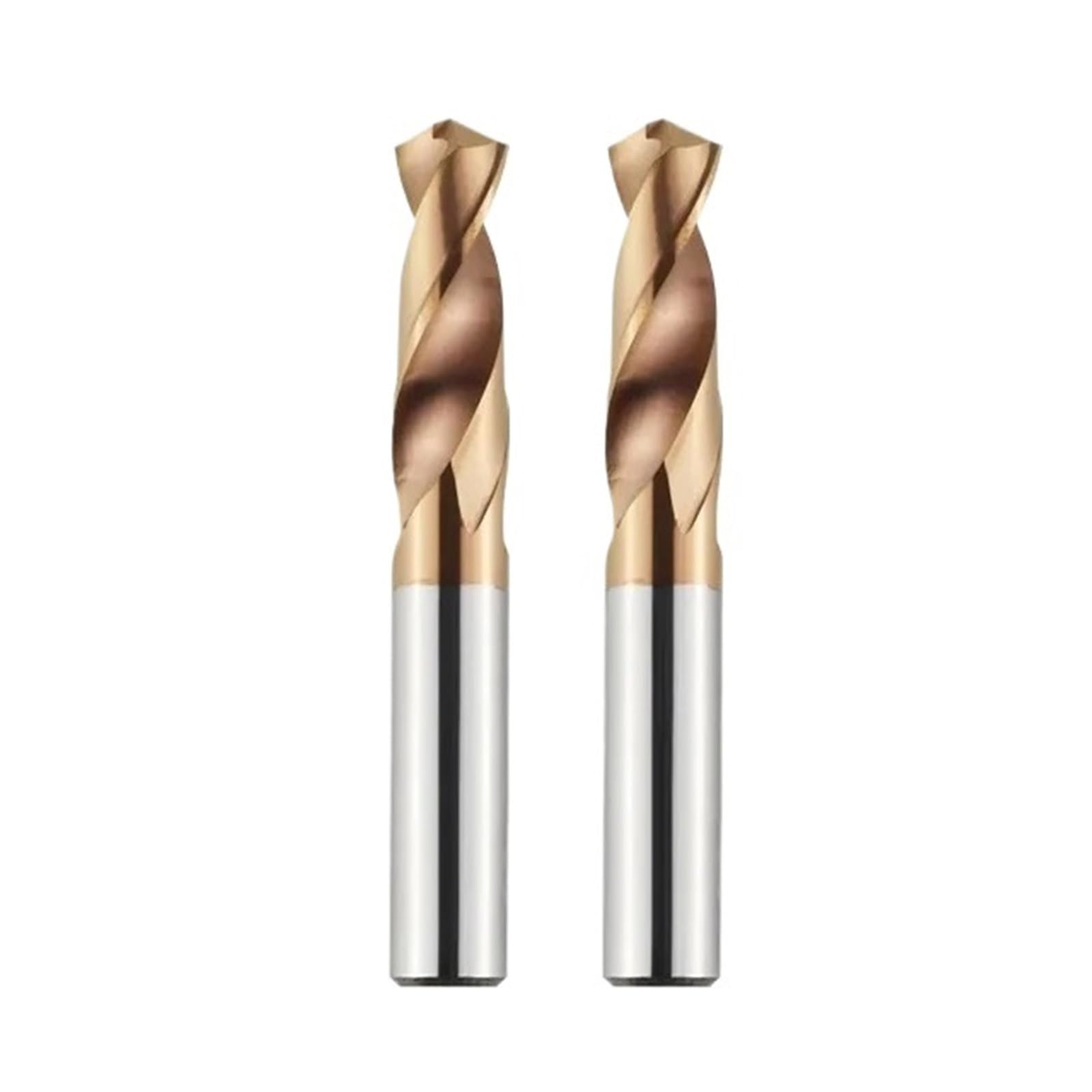 Set di punte elicoidali in carburo di tungsteno, punte da trapano di precisione ad alta durezza con diametro 1,0-20,0 mm, utensili in metallo per tornio CNC per la lavorazione acciaio legato(10.5mm)