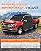 Car Cover Waterproof All Weather Fits for F-ord F150 Supercrew Cab 4 Door 2009-2025 Heavy Duty Truck Covers Outdoor Cab Cover Rain Sun UV Protection with Zipper