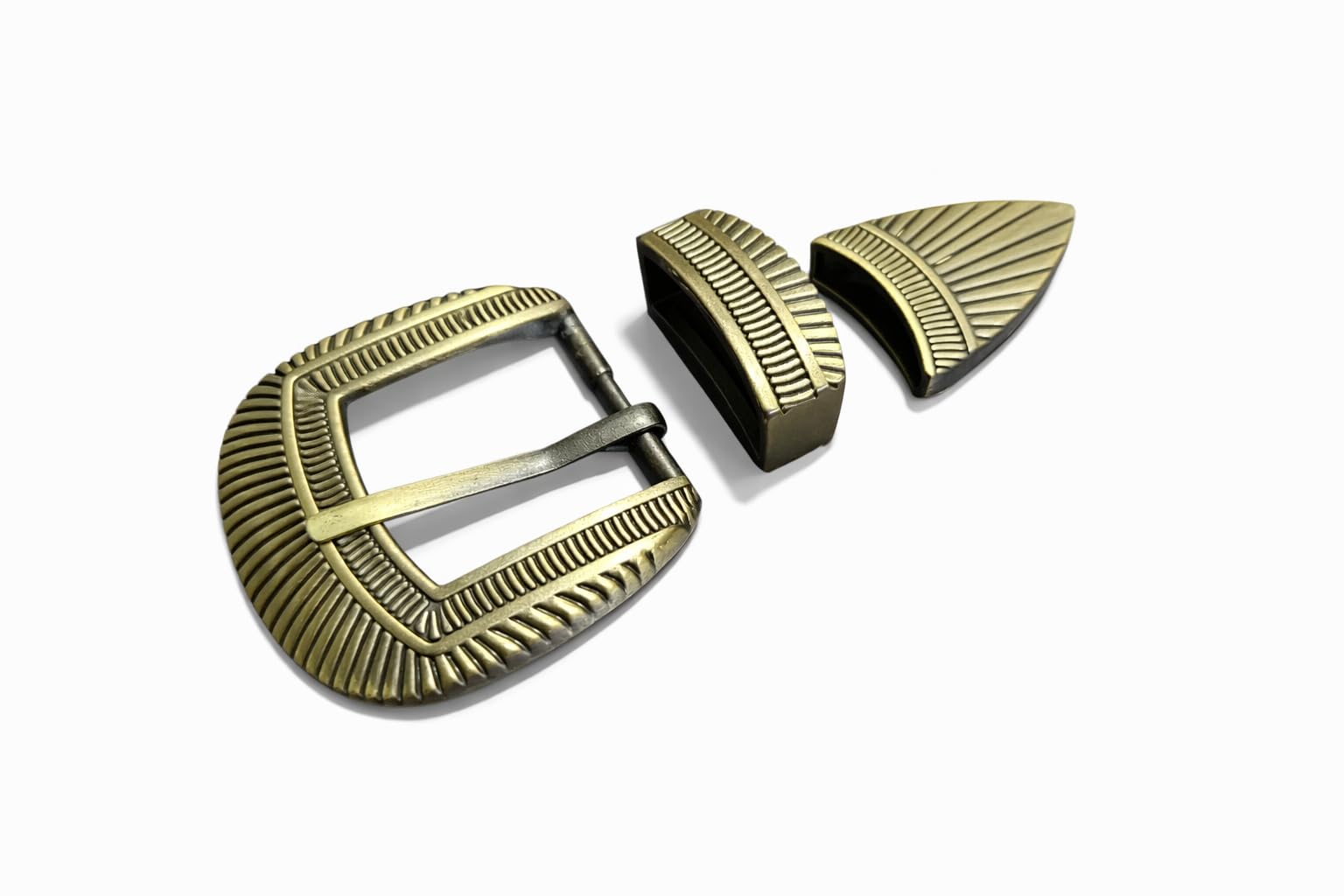 CBU 3 Pcs Buckle Set For Genuine Leather Belt Buckle For Men 1",25mm Belt Straps [KB-128]