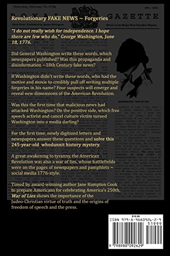 War of Lies: When George Washington Was the Target and Propaganda Was the Crime