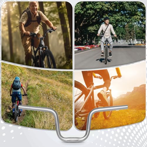 Bucklos QQUS-700604-BR160-SILVER 25.4 Mountain Bike Handlebars thumb #5
