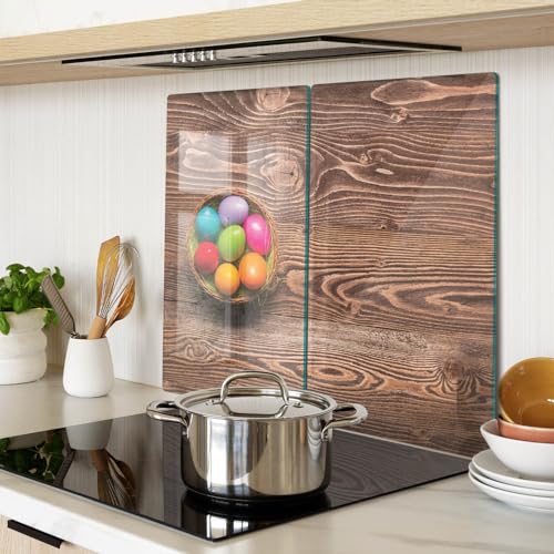 Planche à découper en verre résistant à la chaleur décoration moderne 3D